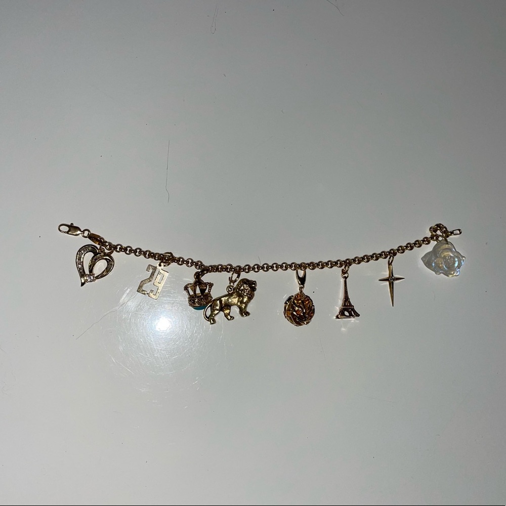 14k & 18k charm bracelet
